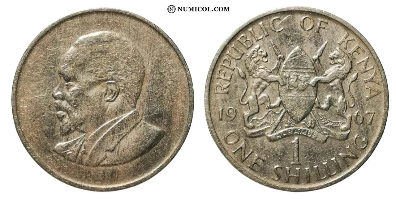 1 Shilling (Without legend)