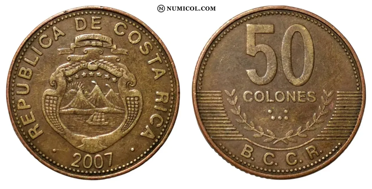 Moneda 50 Colones
