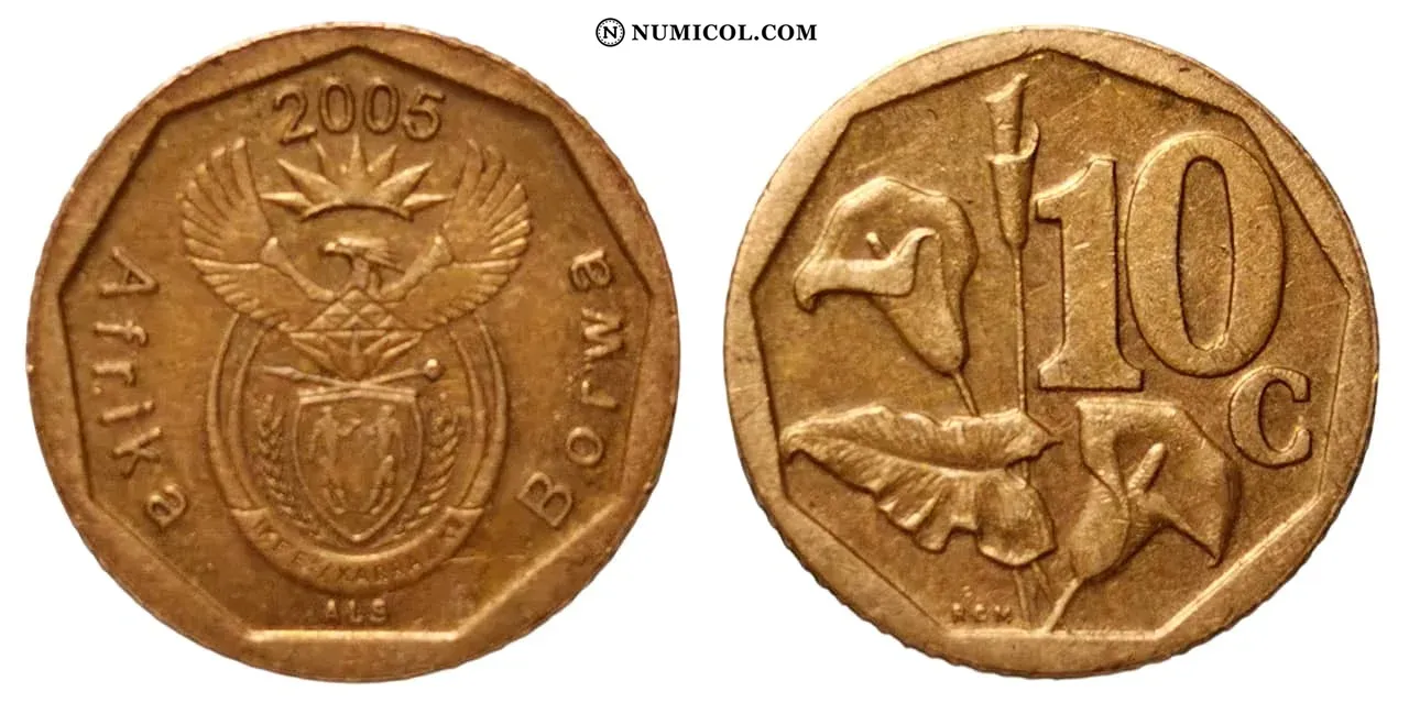 Moneda 10 Cents (Afrika Borwa)