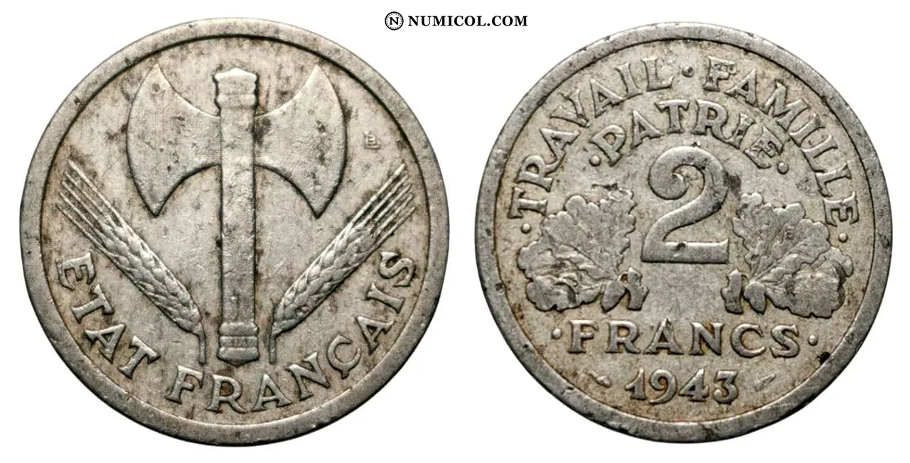 2 Francs (Vichy French State)