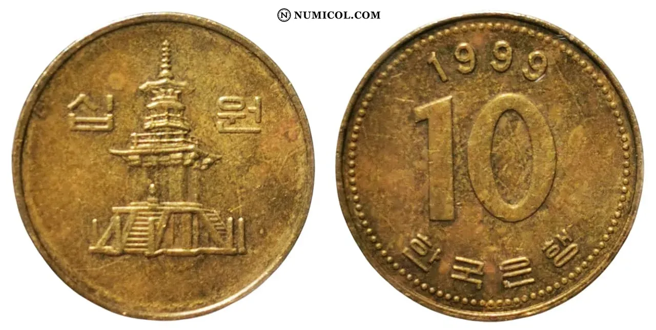Moneda 10 Won