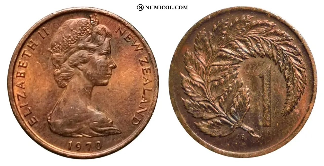 1 Cent - Elizabeth II (2nd portrait)