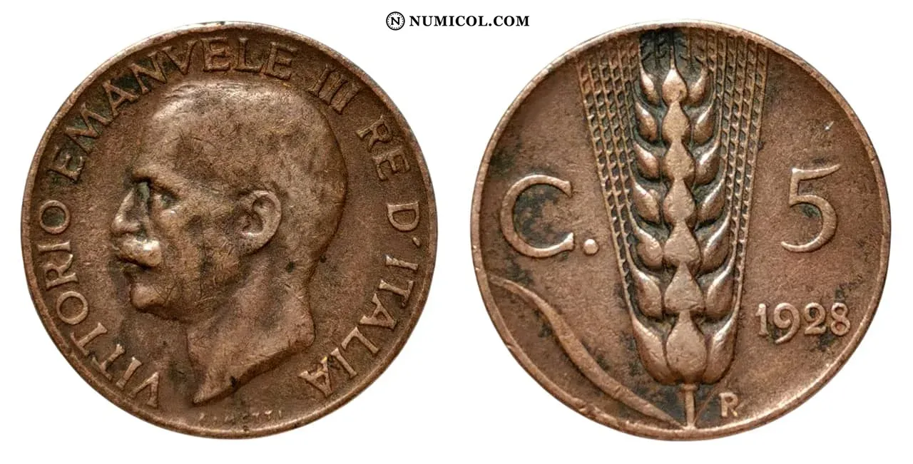 5 Centesimi - Victor Emmanuel III