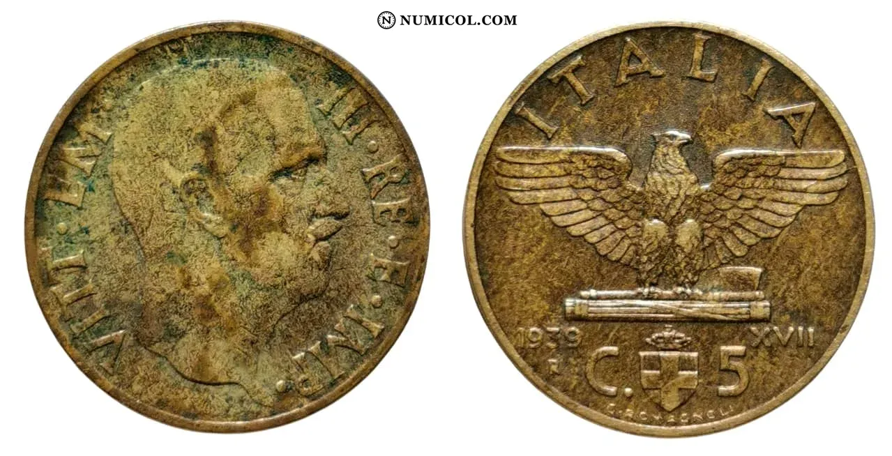 5 Centesimi - Victor Emmanuel III