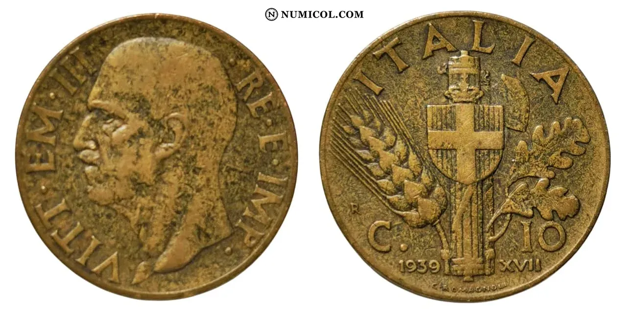 10 Centesimi - Victor Emmanuel III