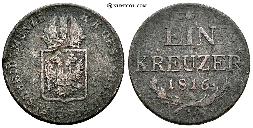 1 Kreuzer (Larger eagle)