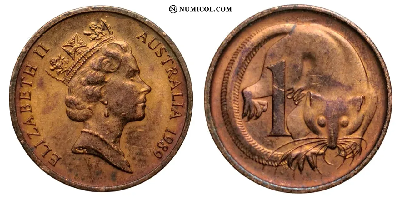 1 Cent - Elizabeth II (3rd Portrait)