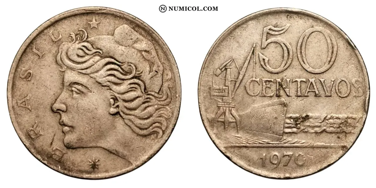 50 Centavos (No magnética)