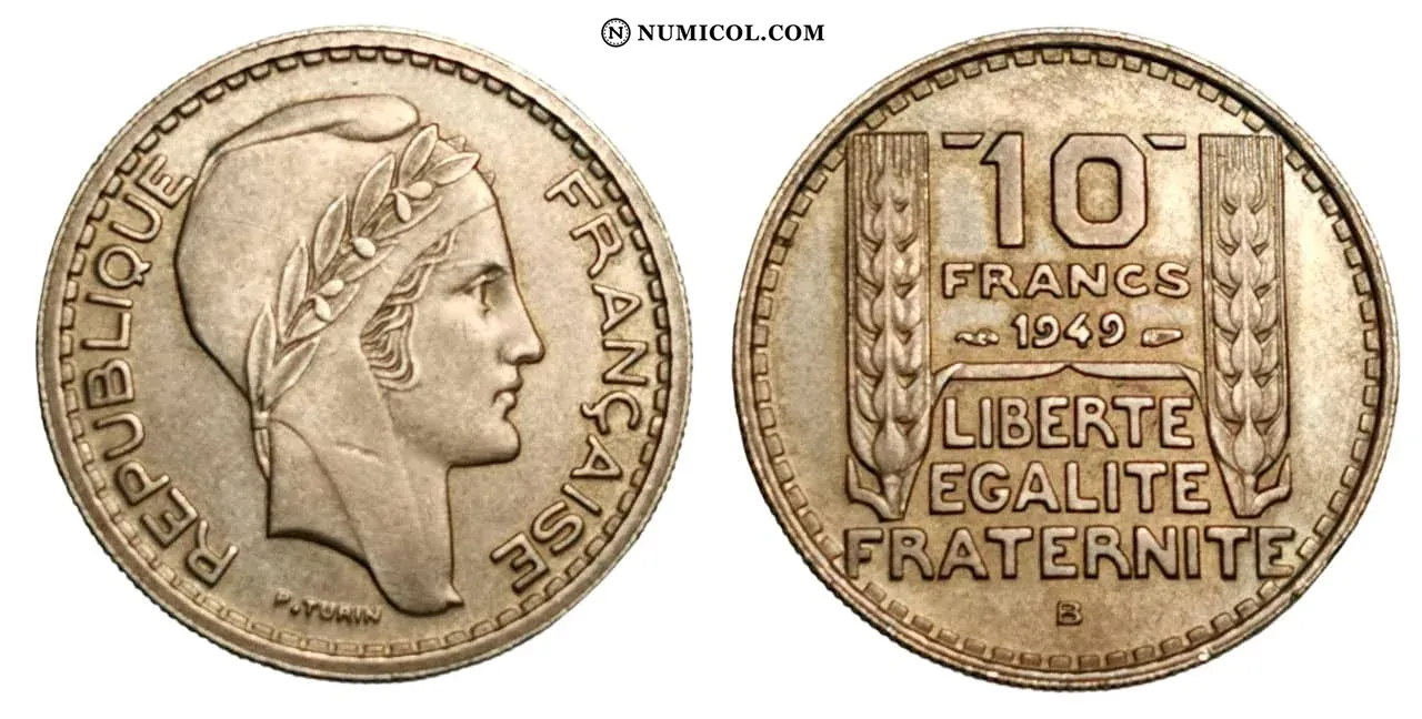 10 Francs (Small Head)