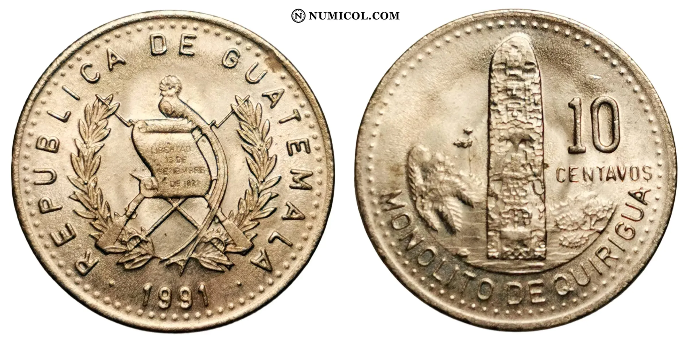 Moneda 10 Centavos (No magnética)