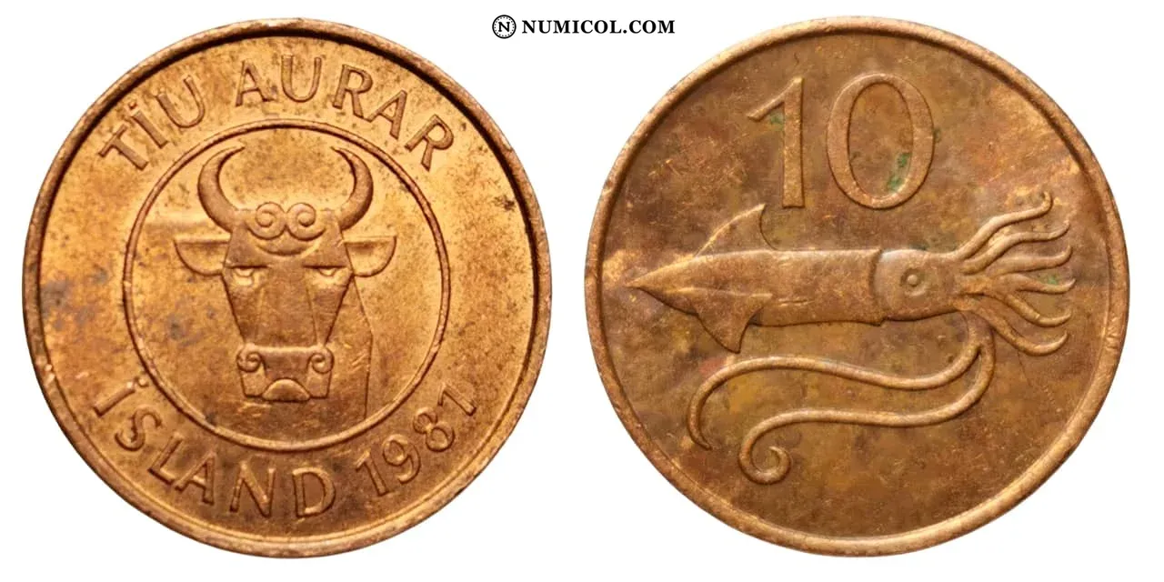 Moneda 10 Aurar