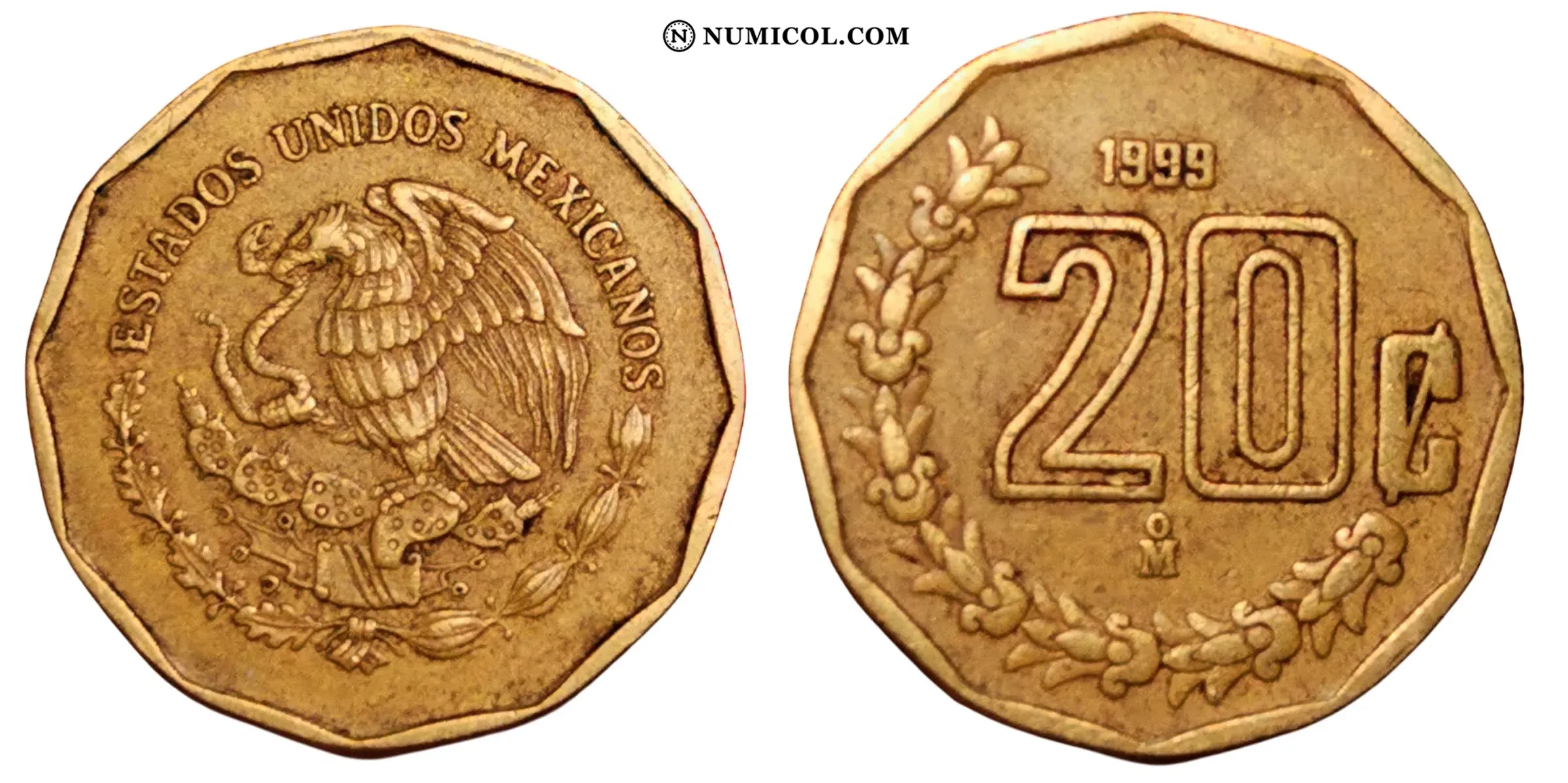 20 Centavos (large type)