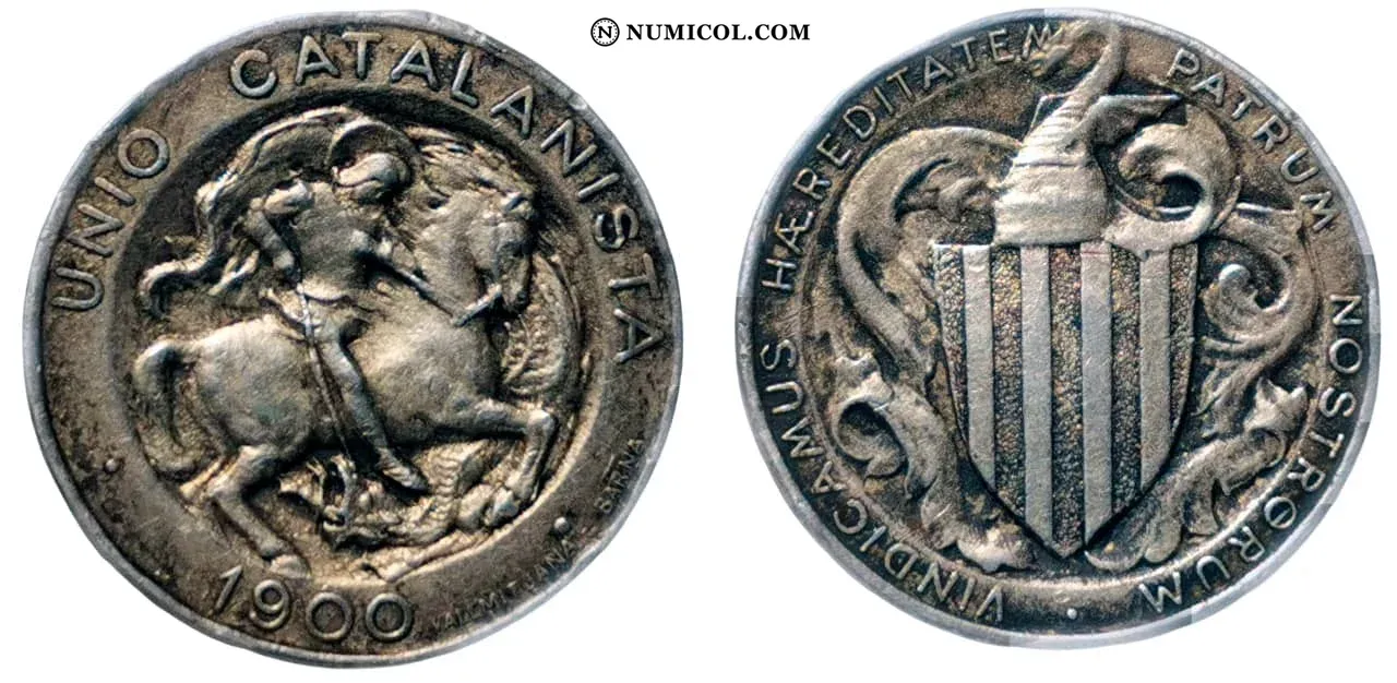 1 Peseta - Unio Catalanista