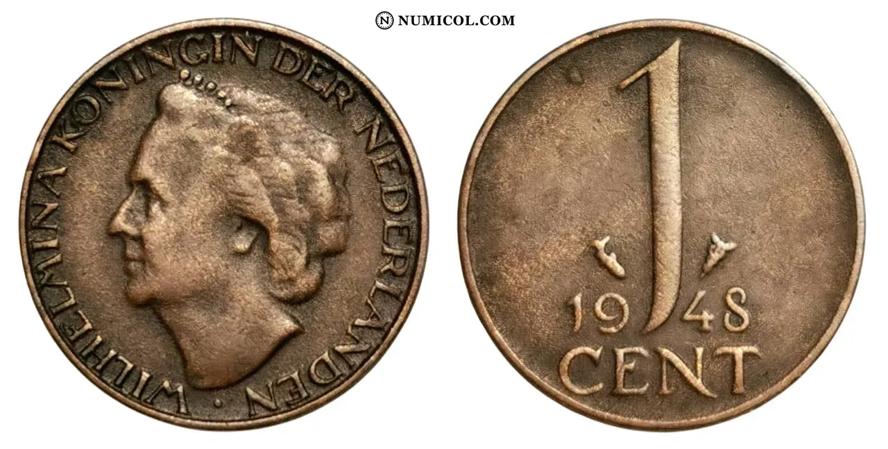 1 Cent - Wilhelmina