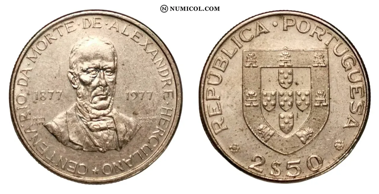 2.50 Escudos (Alexandre Herculano)