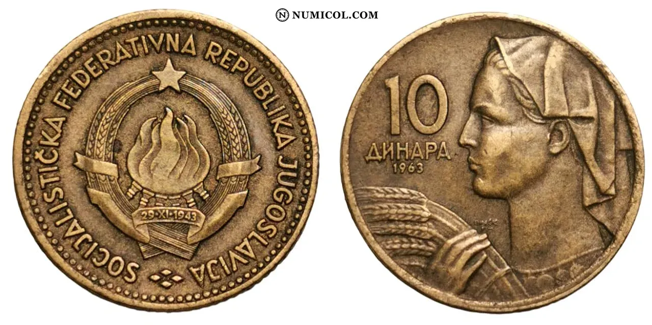 10 Dinara (SFR legend)