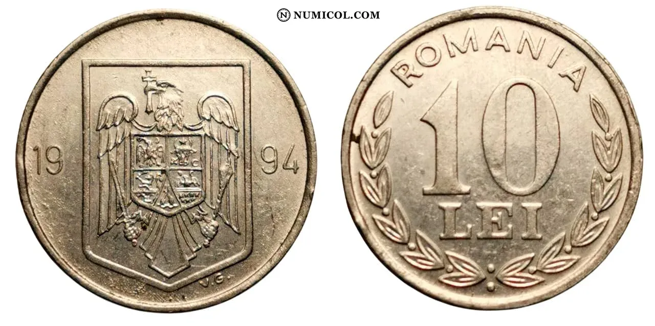 Moneda 10 Lei