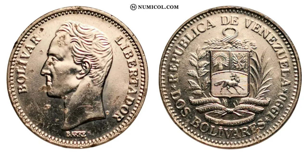 Moneda 2 Bolívares
