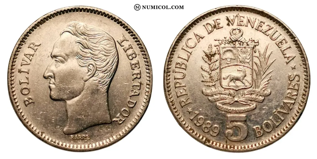 Moneda 5 Bolívares