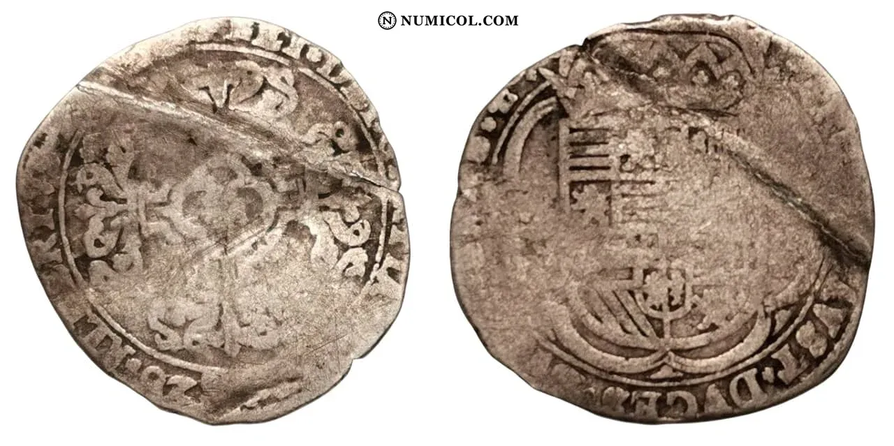 Moneda 3 Patards / Stivers - Albert and Isabella año 1620