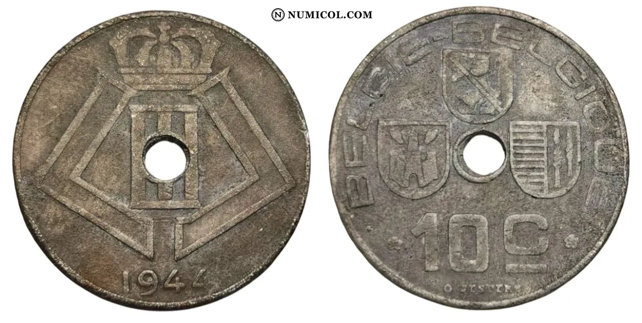 10 Centimes - Léopold III (BELGIE-BELGIQUE)