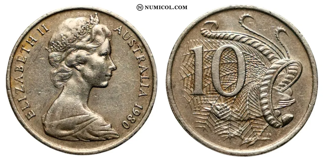 10 Cents - Isabel II (2.º retrato)