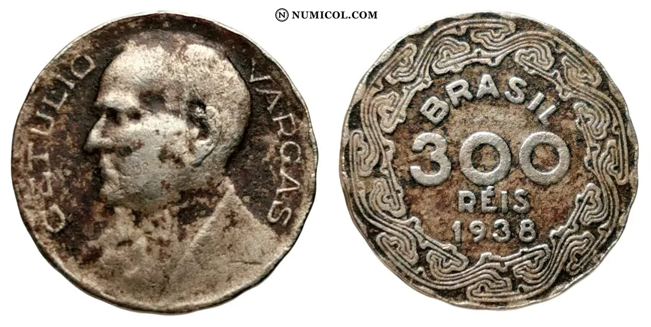 Moneda 300 Réis
