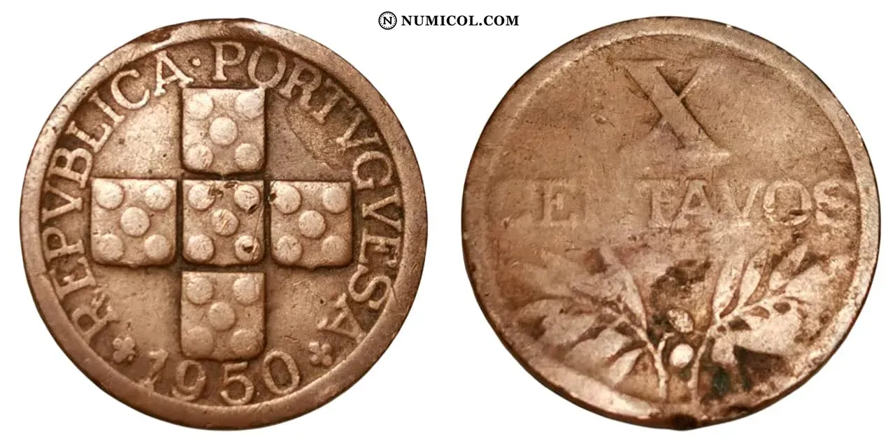 Moneda 10 Centavos