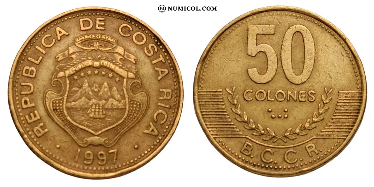 Moneda 50 Colones