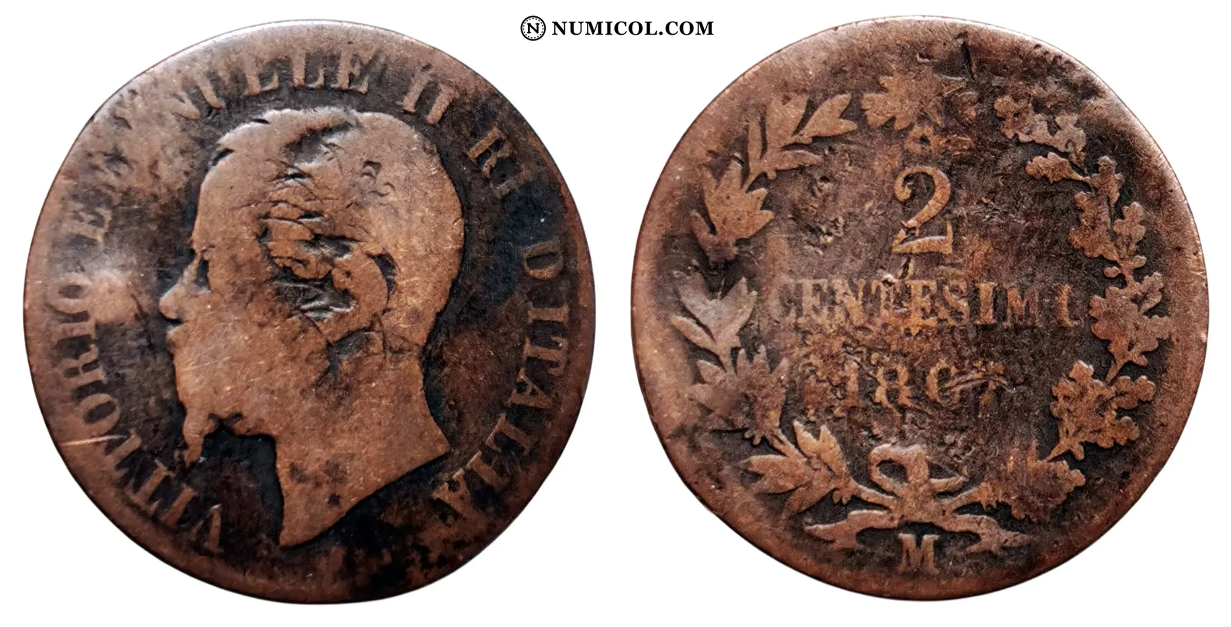 2 Centesimi - Victor Emmanuel II