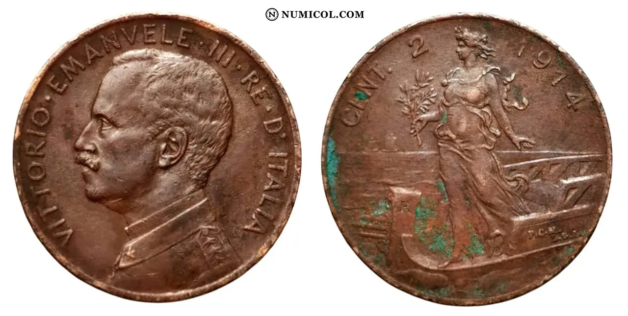 2 Centesimi - Victor Emmanuel III