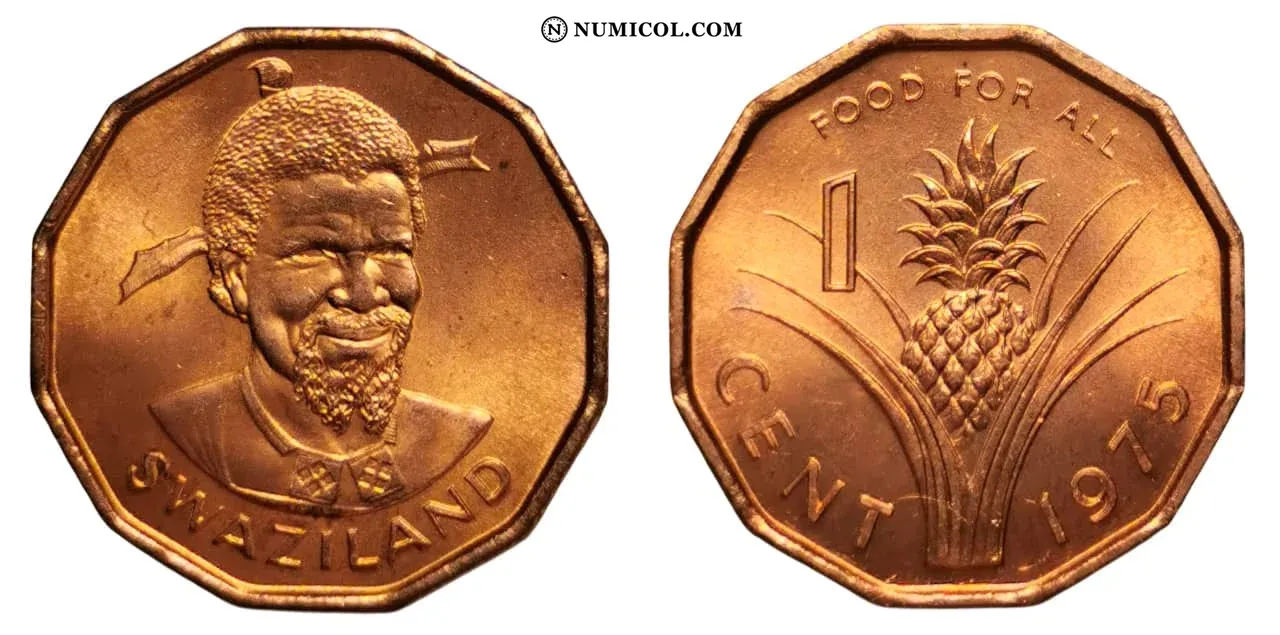 1 Cent - Sobhuza II (FAO)