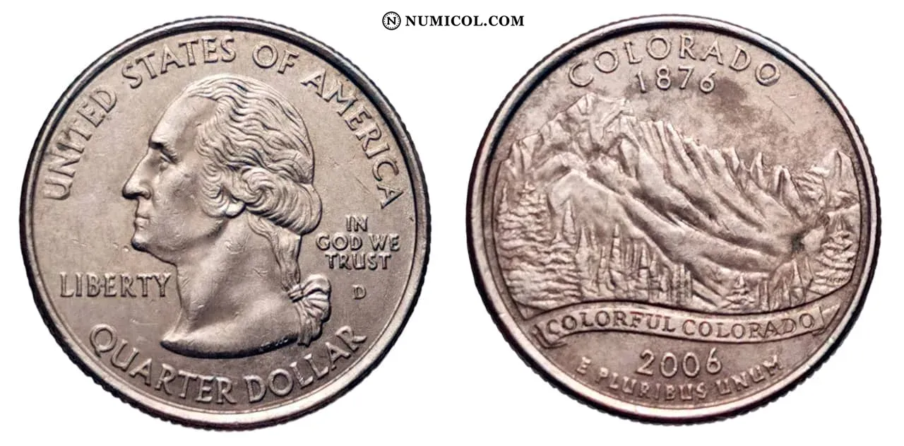 ¼ Dollar "Washington Quarter" (Colorado)