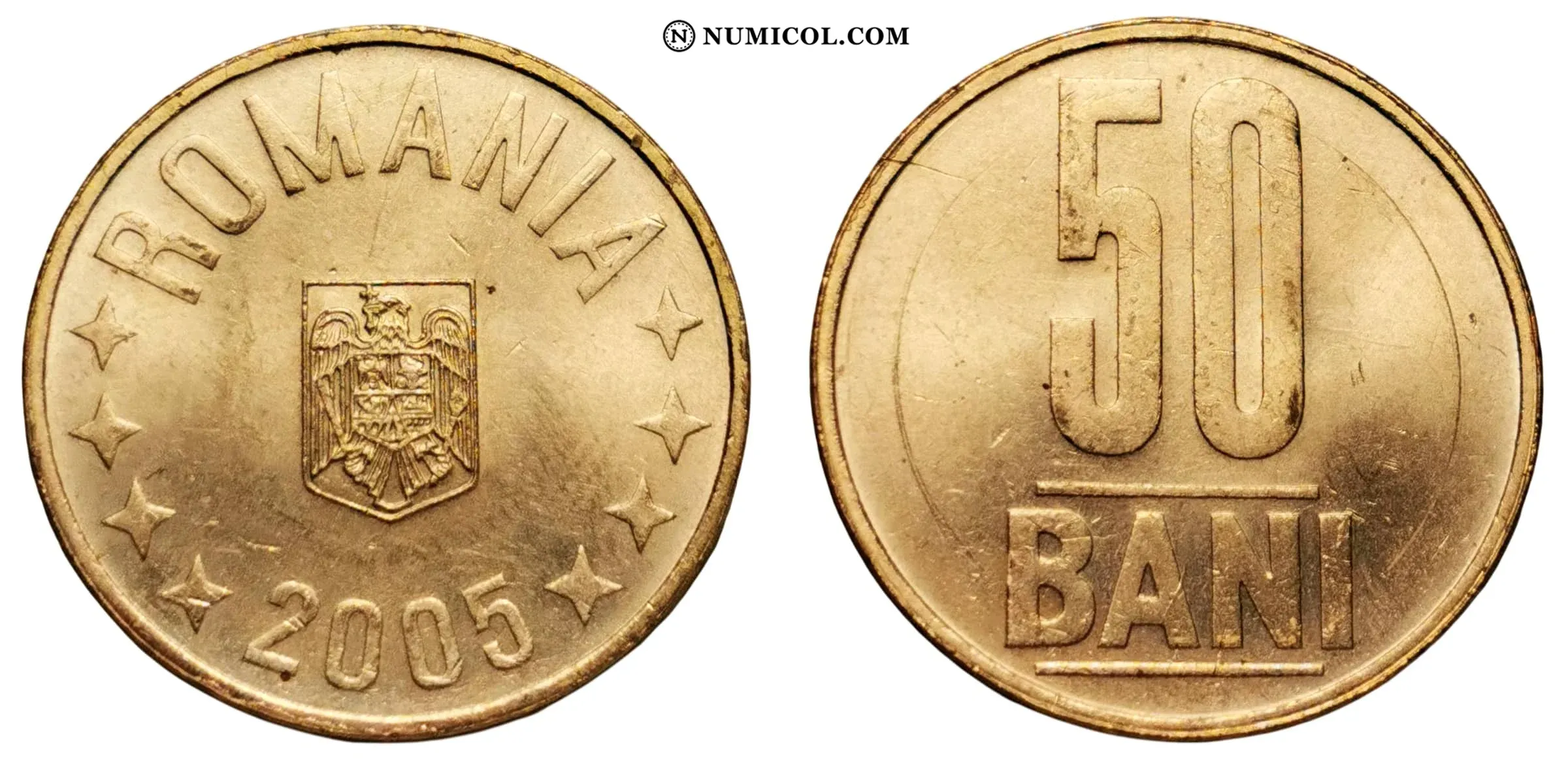 50 Bani (Águila sin corona)