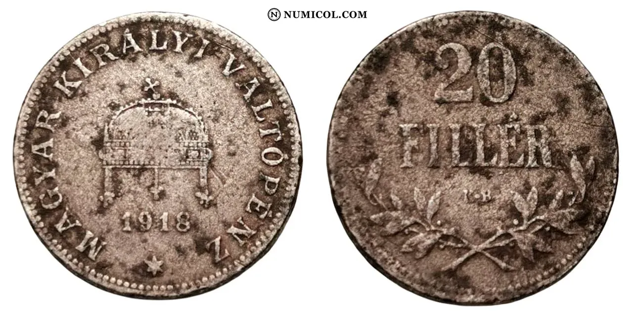 20 Fillér - Charles IV