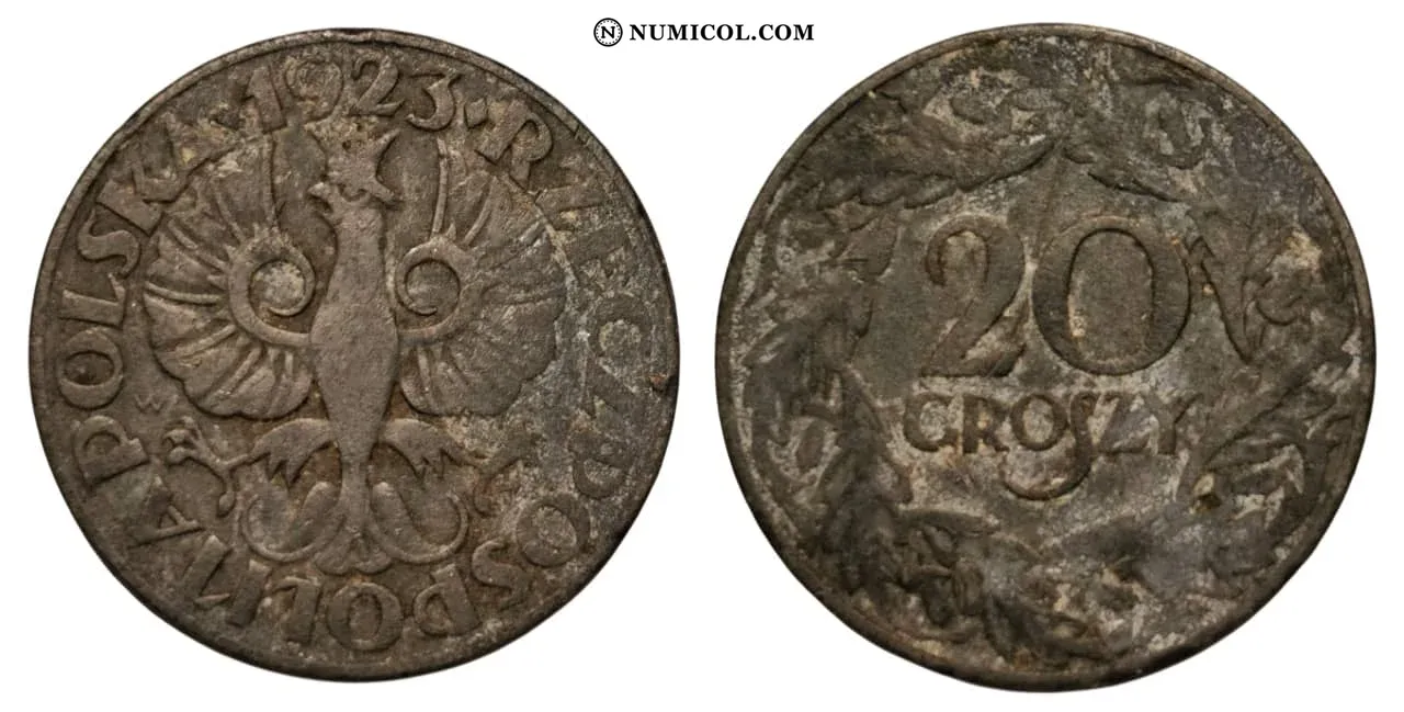 20 Groszy (German Occupation WW II)