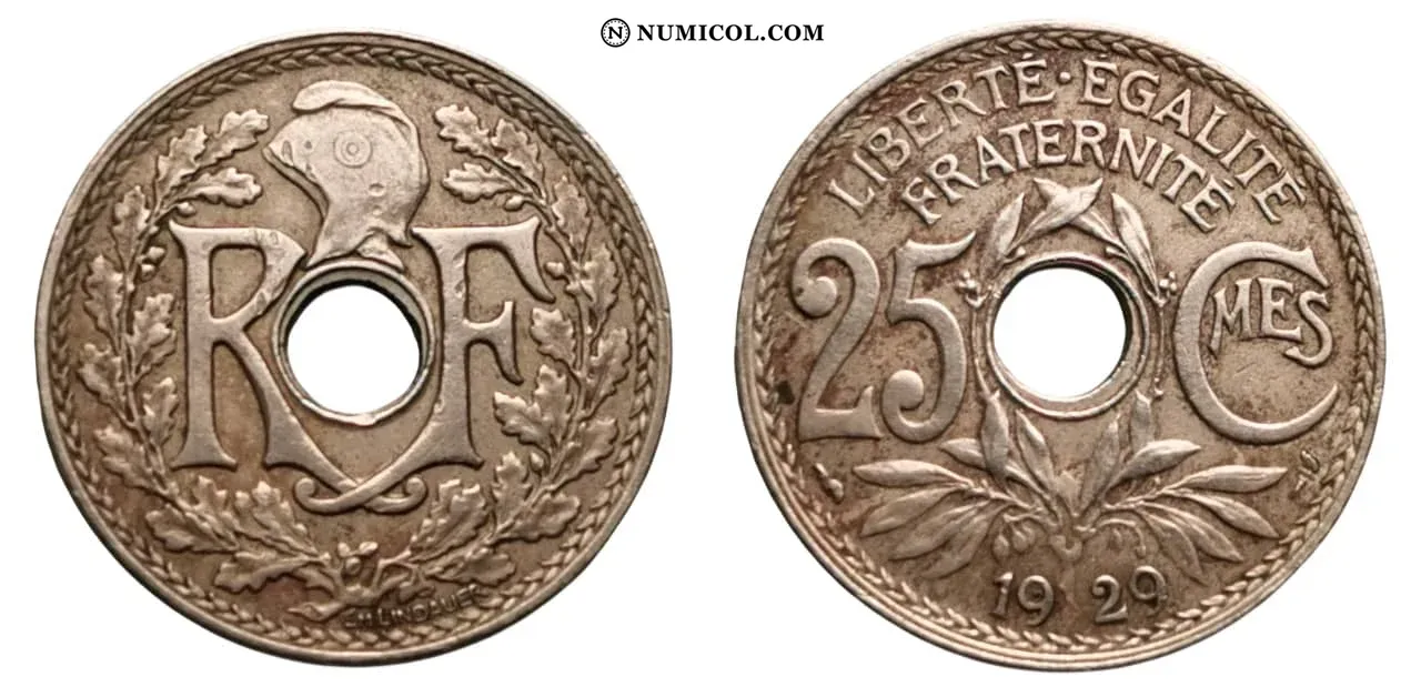 25 Centimes (No Dash)