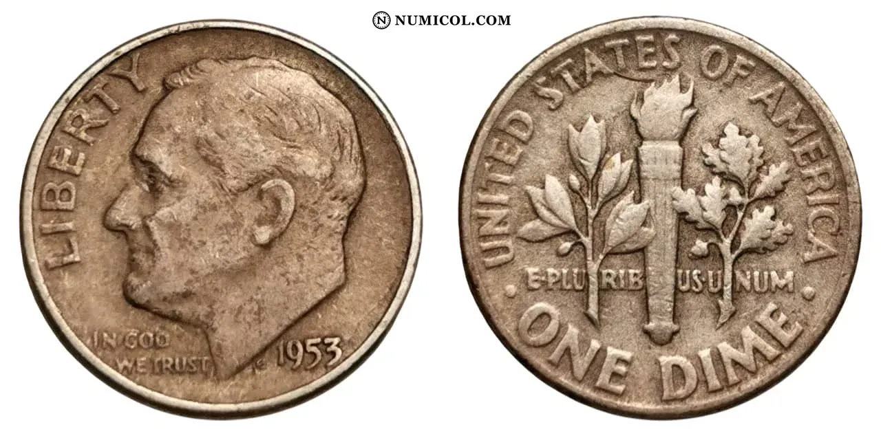 1 Dime "Roosevelt Silver Dime"
