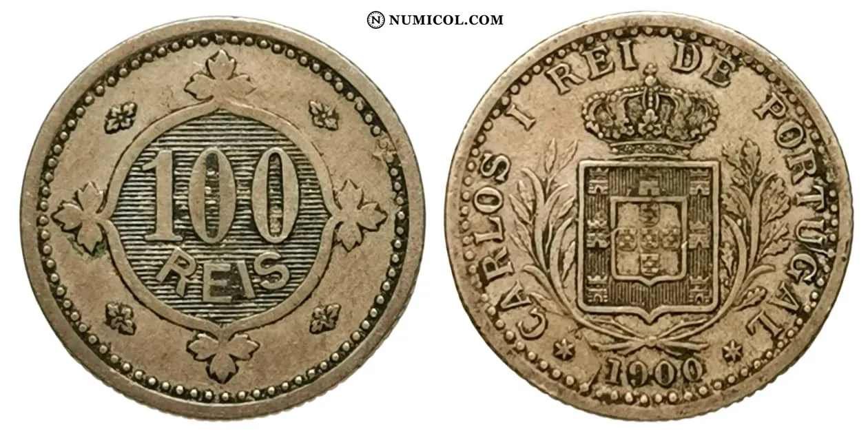 100 Réis - Charles I