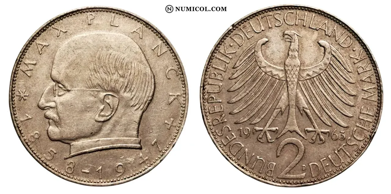 2 Deutsche Mark (Max Planck)