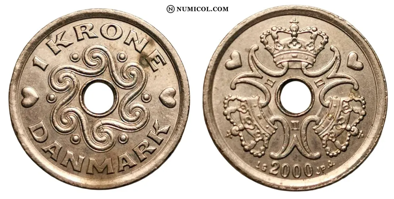 1 Krone - Margrethe II