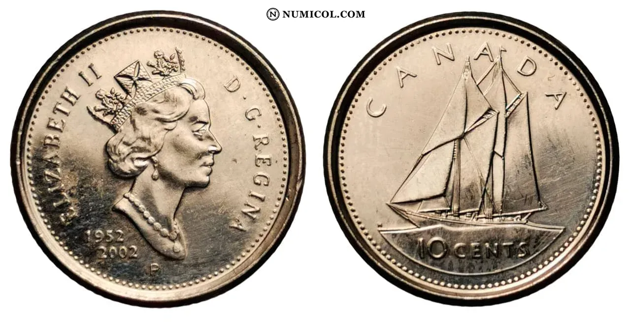 10 Cents - Elizabeth II (Golden Jubilee)