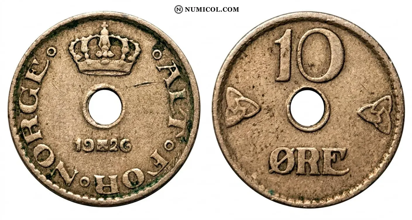 10 Øre - Haakon VII