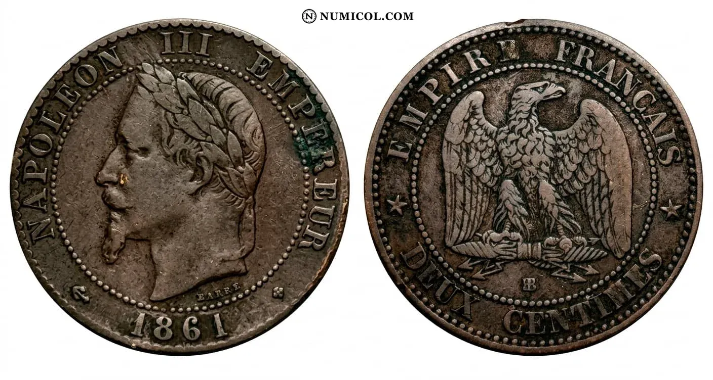 2 Centimes - Napoleon III