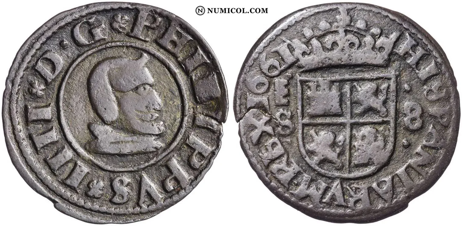 8 Maravedis - Philip IV