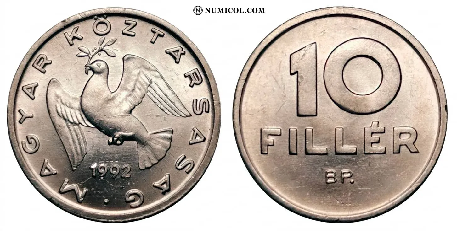 Moneda 10 Fillér