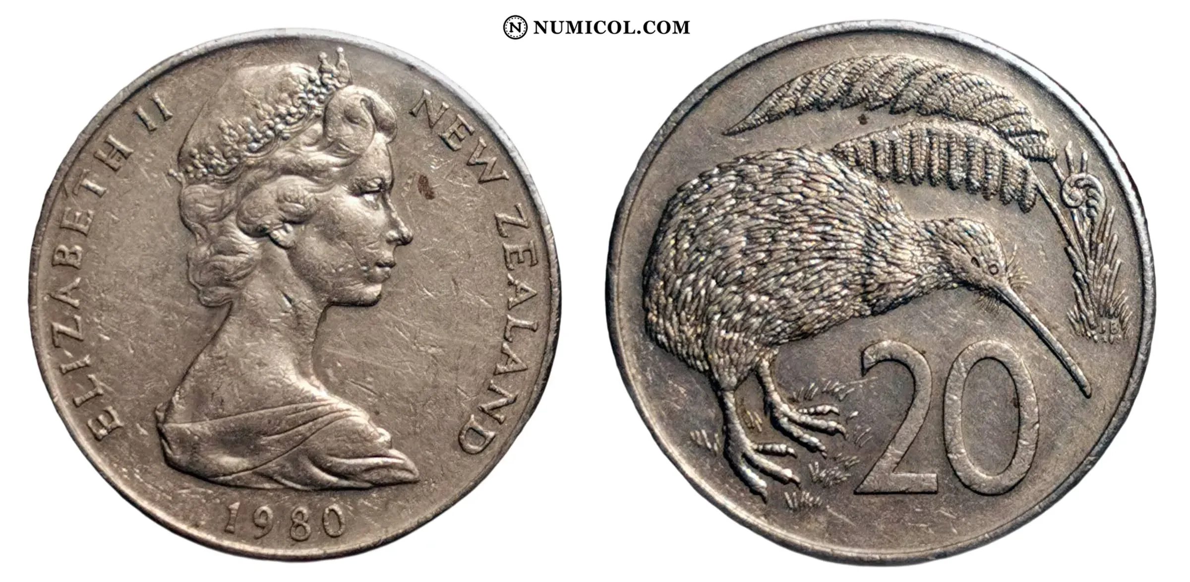20 Cents - Elizabeth II (2nd portrait)