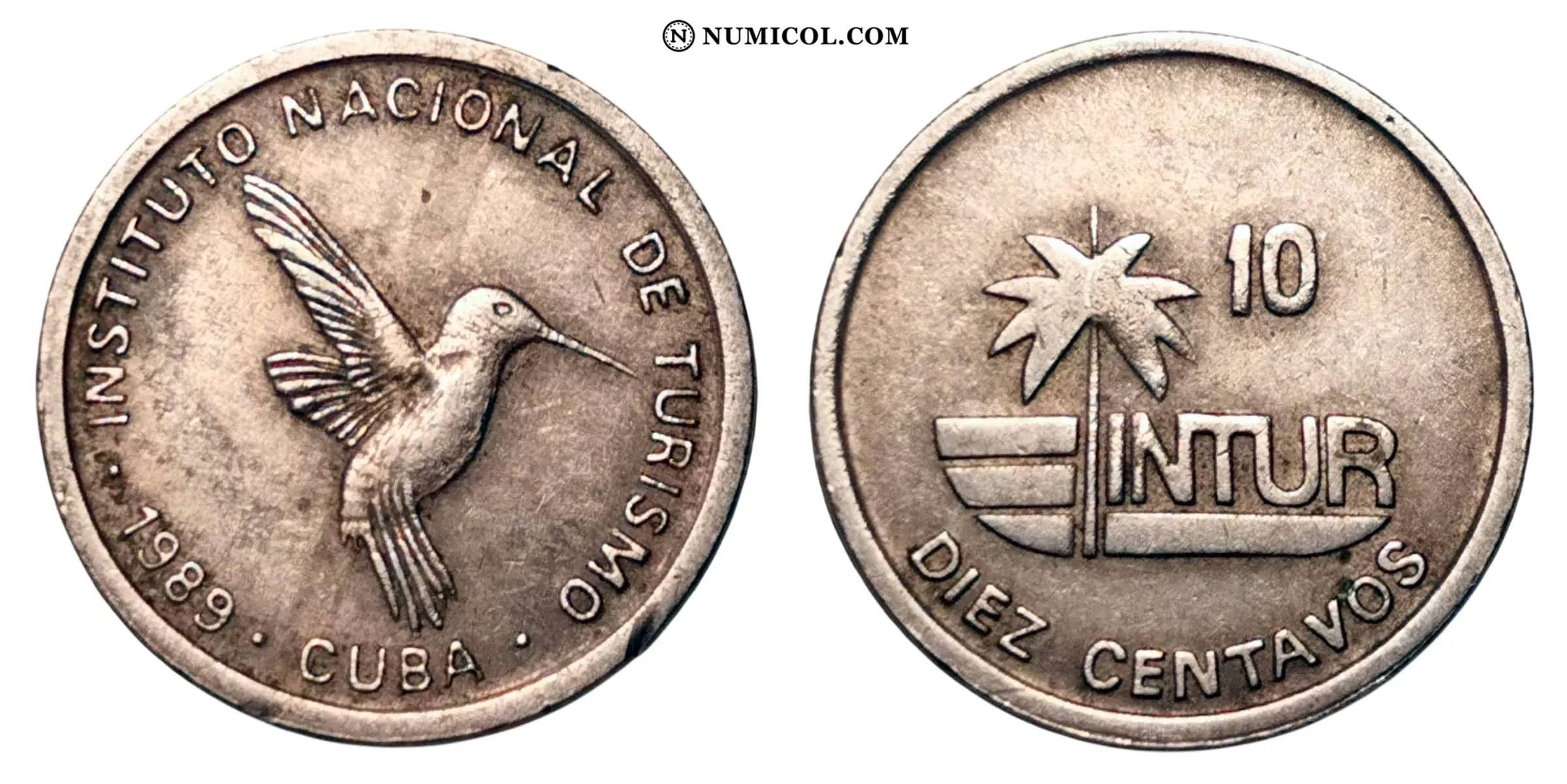 10 Centavos (INTUR - small "10")