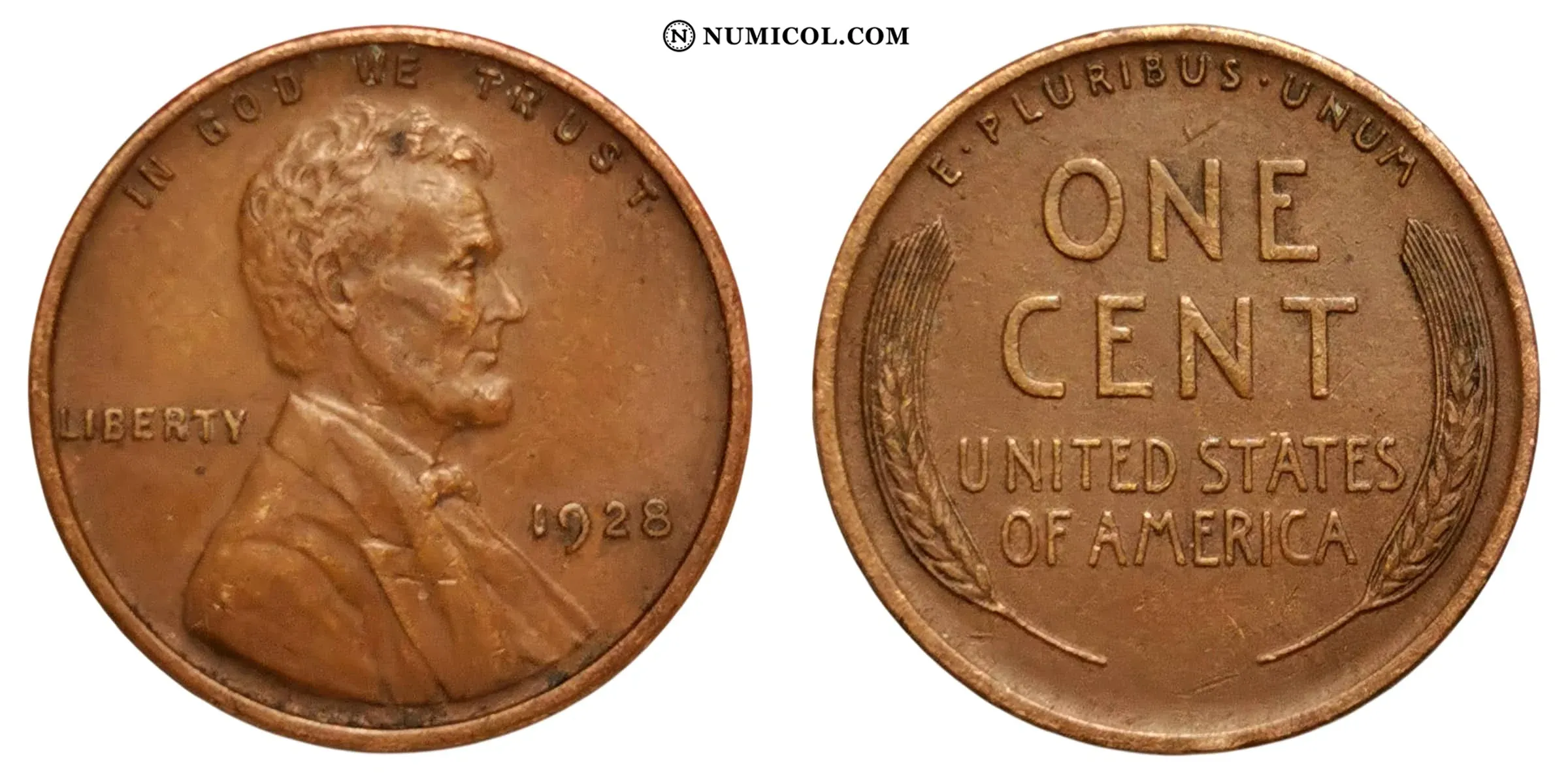 1 Cent "Lincoln - Wheat Ears Reverse"