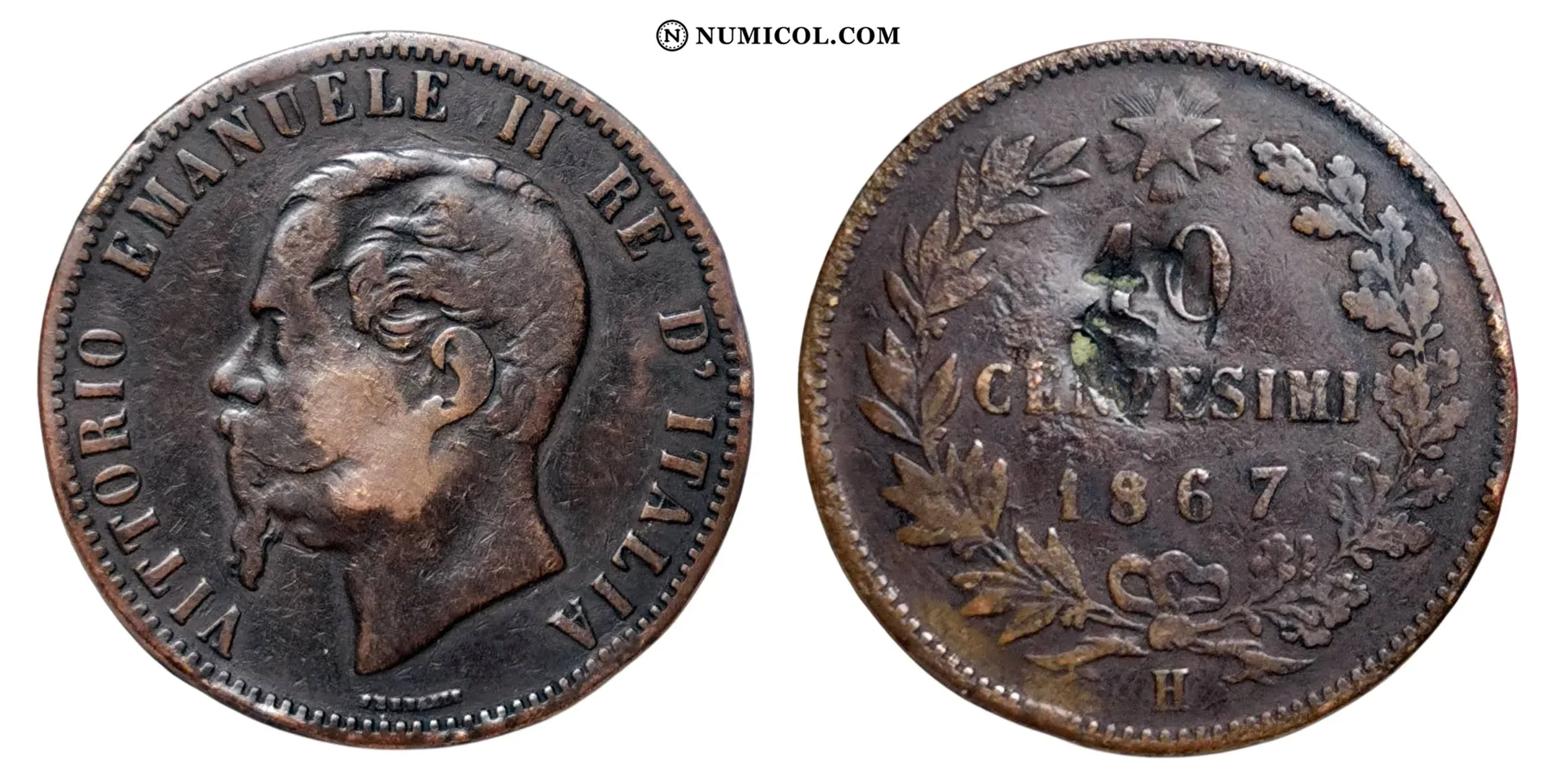 10 Centesimi - Victor Emmanuel II
